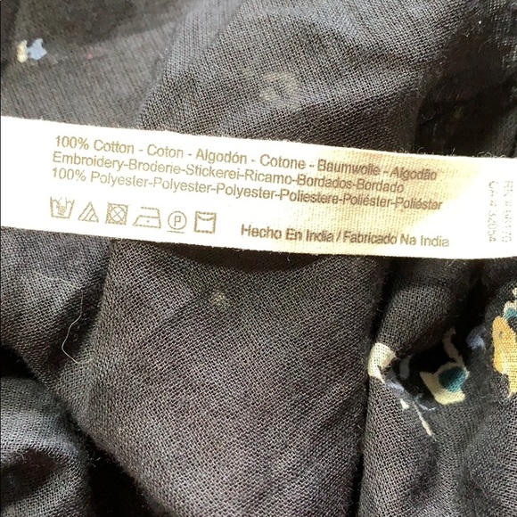 Intimately Free People Black Floral Tank Top - Picture 6 of 6